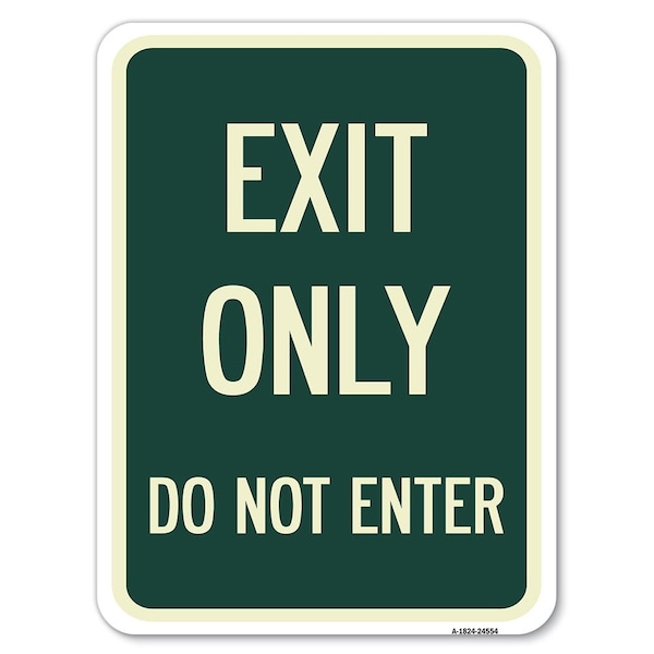 Safety Sign, 18 in Height, Aluminum, 24554